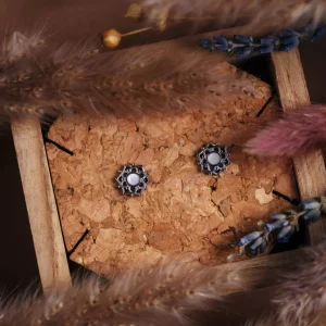 Boucle d'oreilles clou étoilé