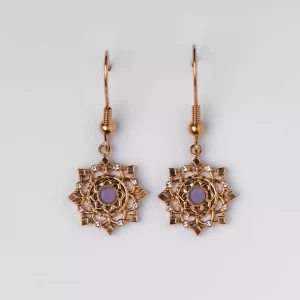 Boucle d'oreilles pendant étoilé